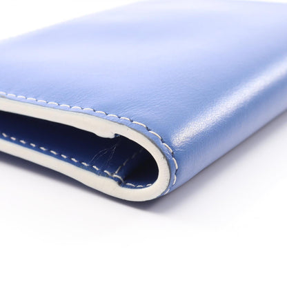 TOD'S Embossed Logo Lion Wallet Blue