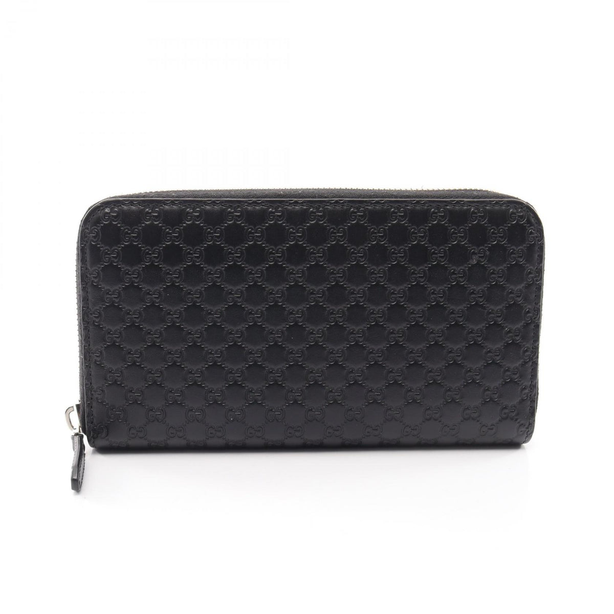 GUCCI Microguccissima Round Wallet Black