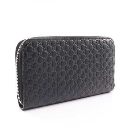 GUCCI Microguccissima Round Wallet Black