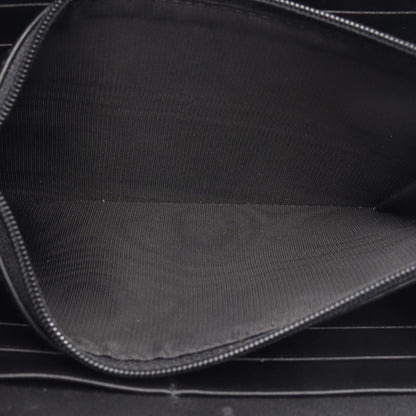 GUCCI Microguccissima Round Wallet Black