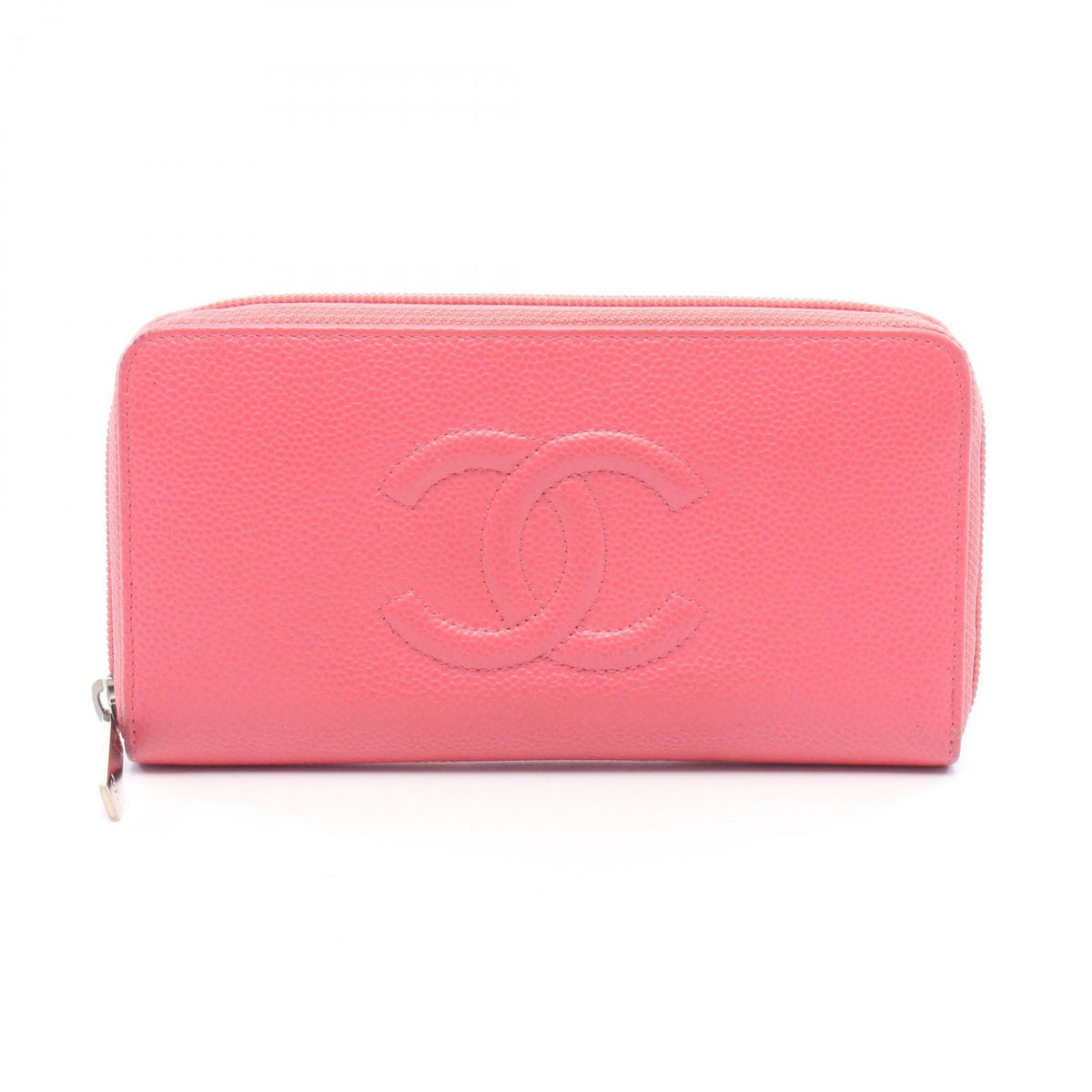 CHANEL Coco Mark Caviar Skin Around Wallet