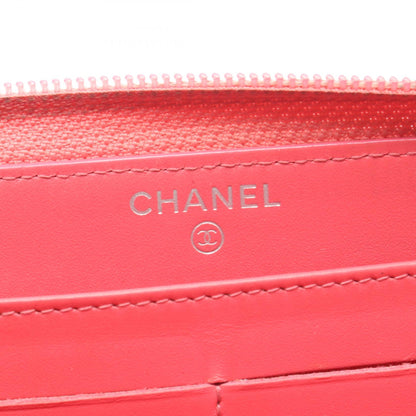 CHANEL Coco Mark Caviar Skin Around Wallet