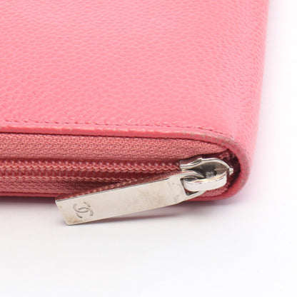 CHANEL Coco Mark Caviar Skin Around Wallet