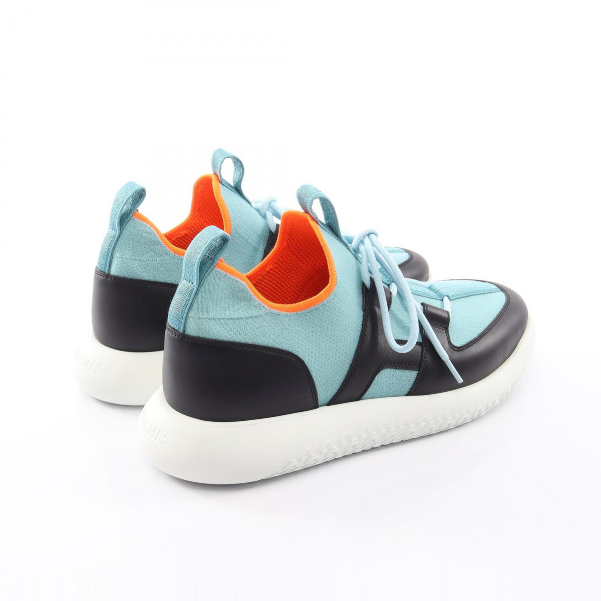HERMES Duel Slip-Ons Blue Size EU 40