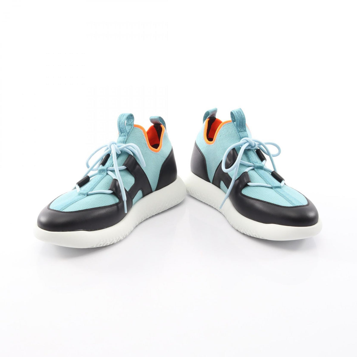 HERMES Duel Slip-Ons Blue Size EU 40