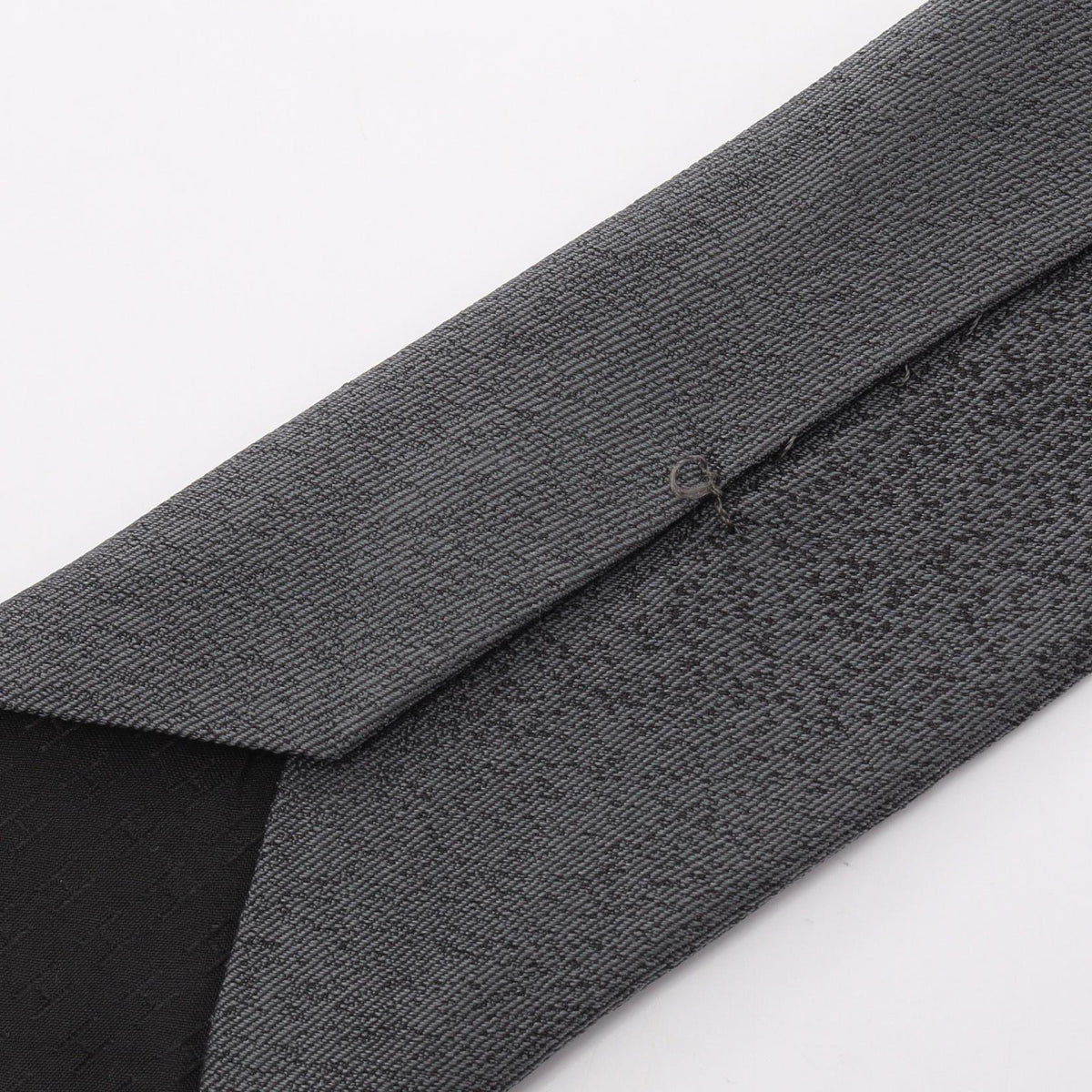 HERMES Silk Gradient Tie Black