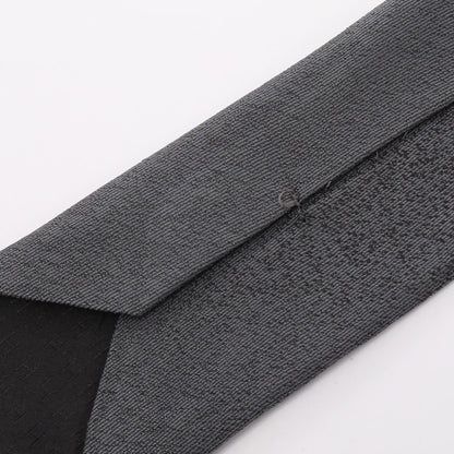 HERMES Silk Gradient Tie Black