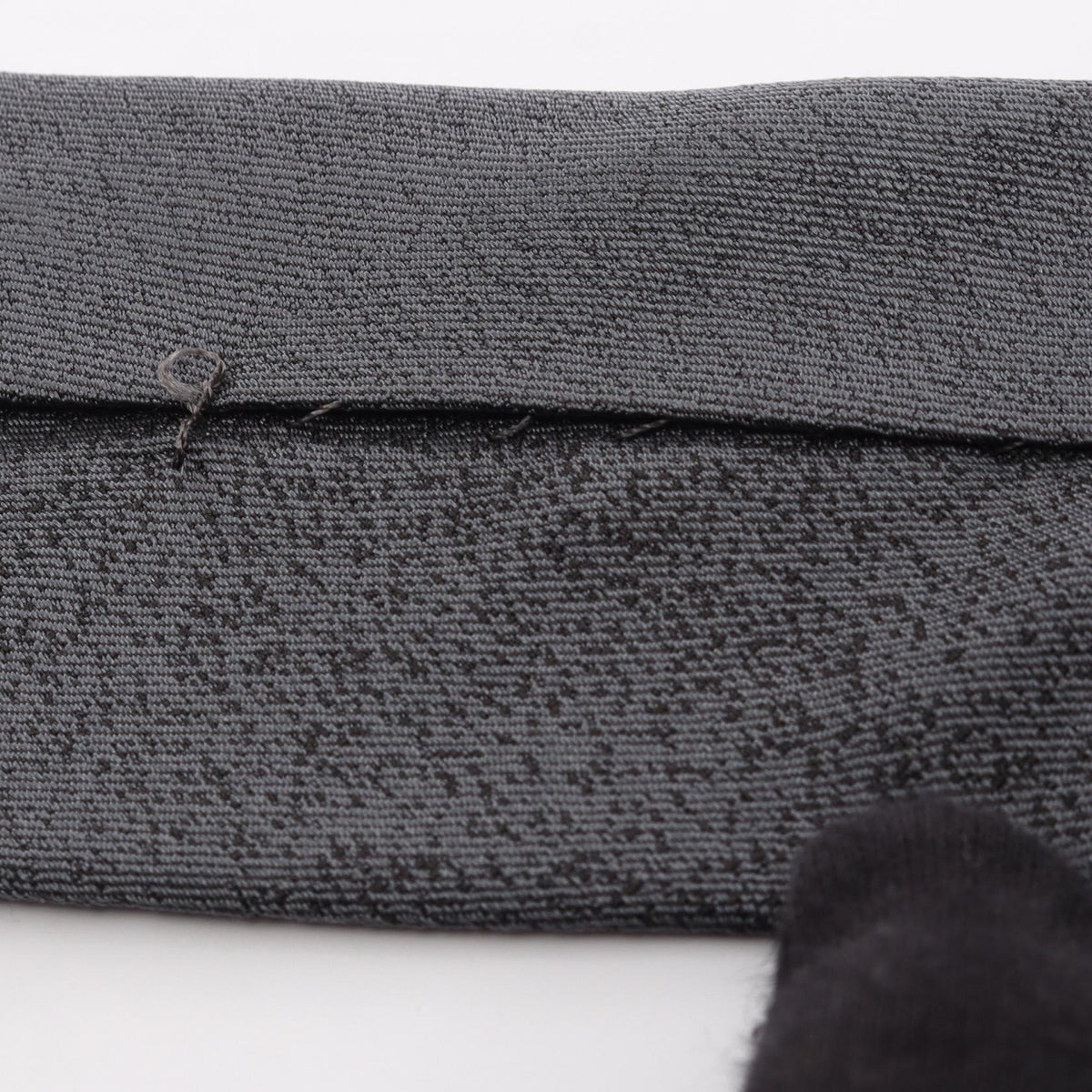 HERMES Silk Gradient Tie Black