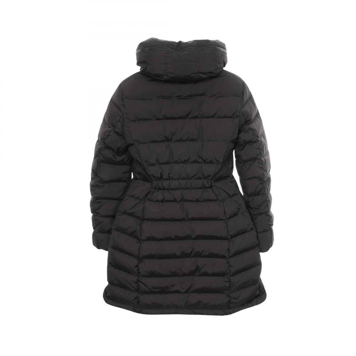 MONCLER Flammette Hooded Nylon Down Jacket Black Size 1