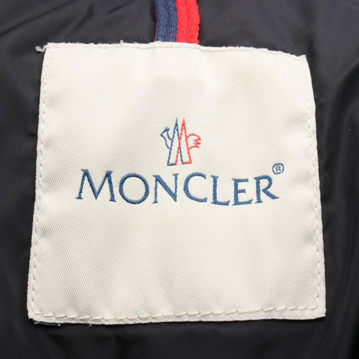 MONCLER Flammette Hooded Nylon Down Jacket Black Size 1