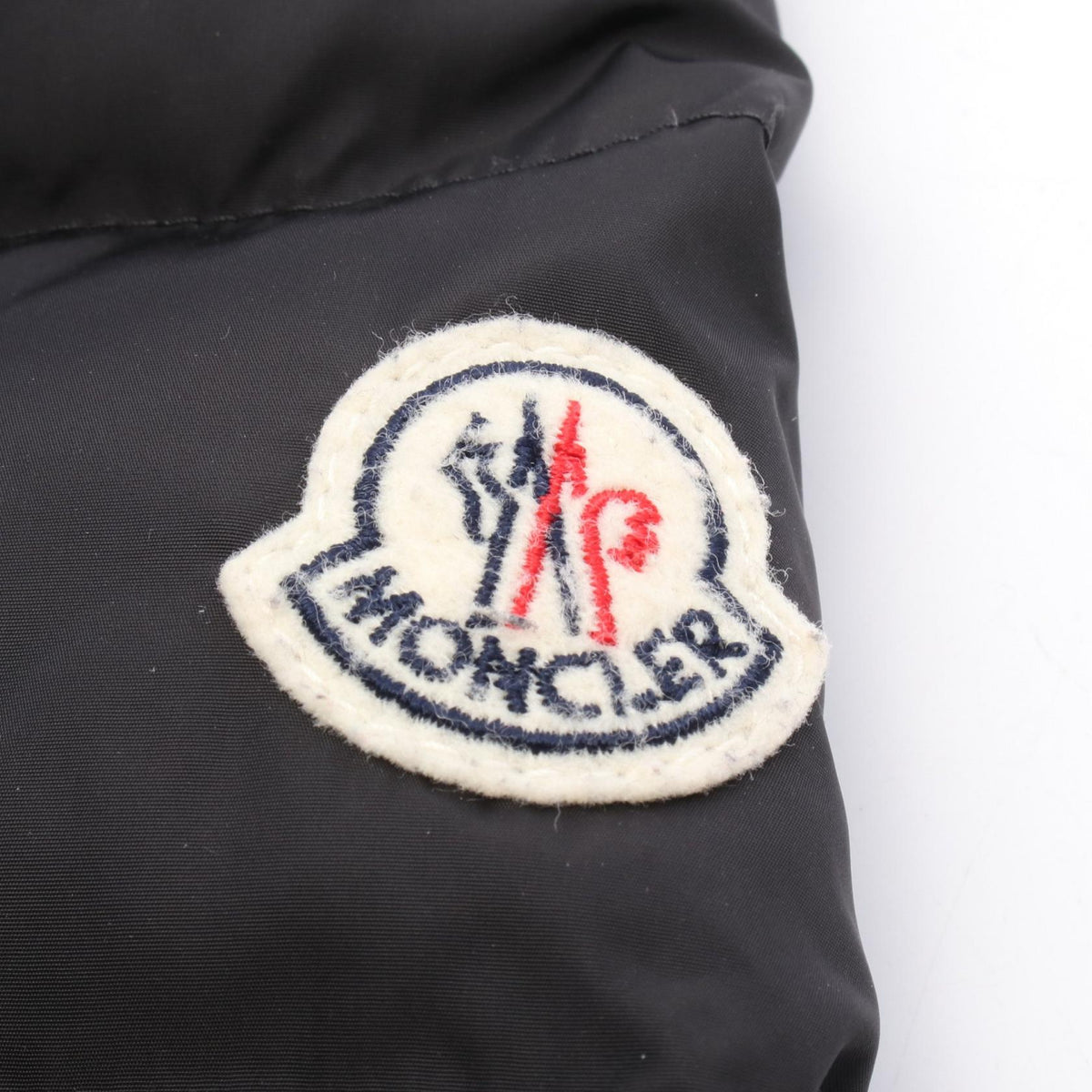 MONCLER Flammette Hooded Nylon Down Jacket Black Size 1