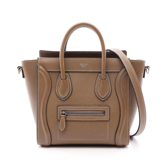 CELINE Luggage Nano Shopper Handle Bag