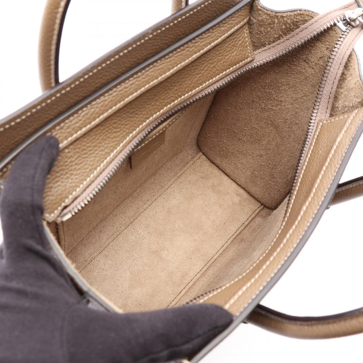 CELINE Luggage Nano Shopper Handle Bag