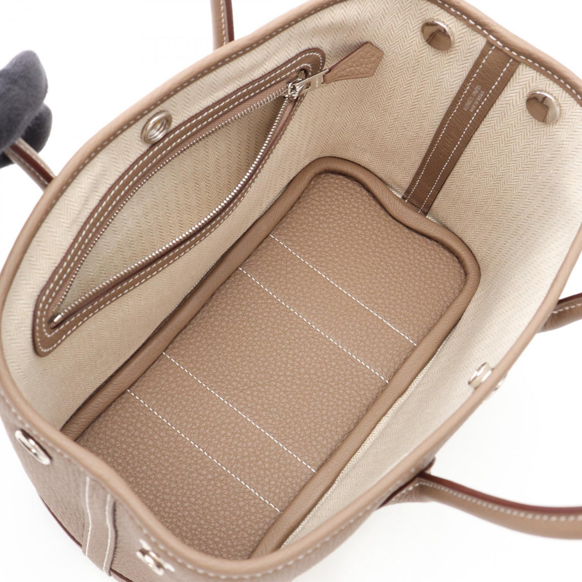 HERMES Neo Garden 23 Leather Handbag
