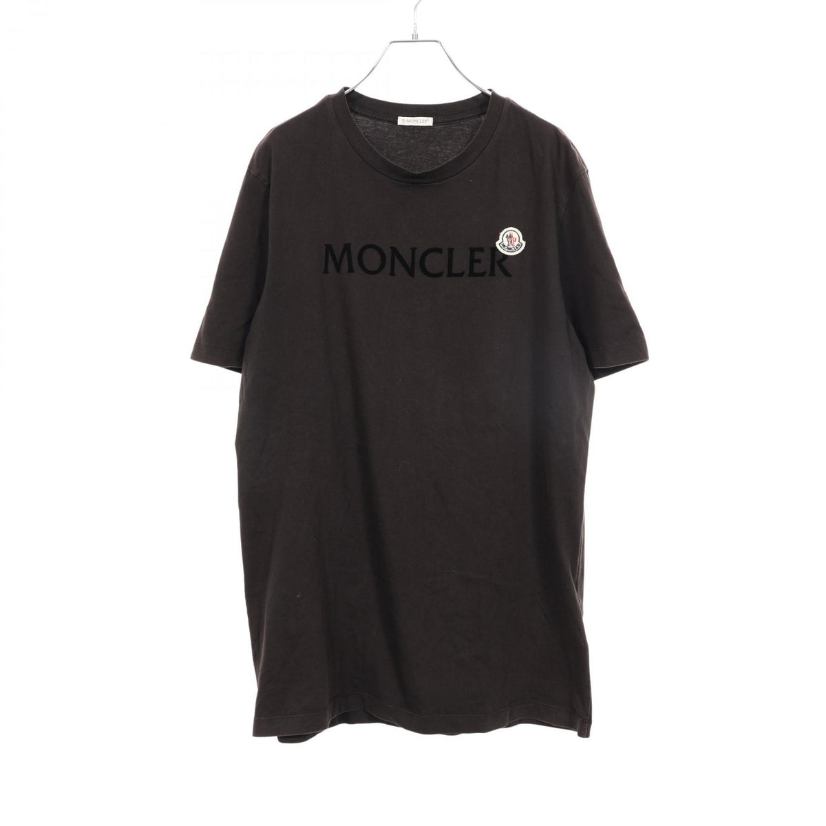MONCLER Logo Crewneck Cotton Short Sleeve T-Shirt Size L
