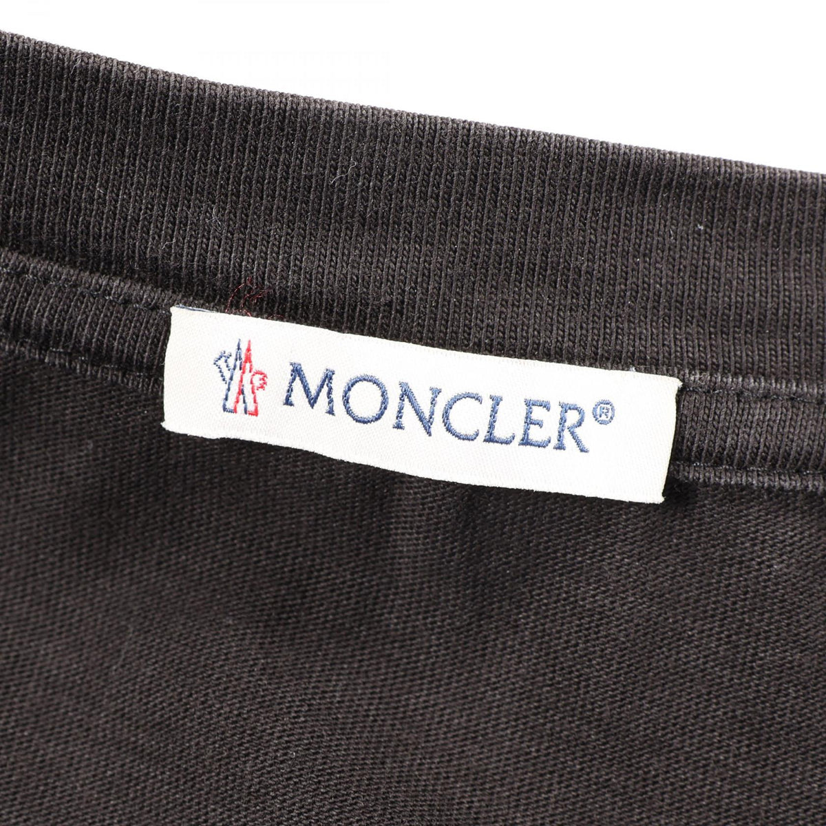 MONCLER Logo Crewneck Cotton Short Sleeve T-Shirt Size L