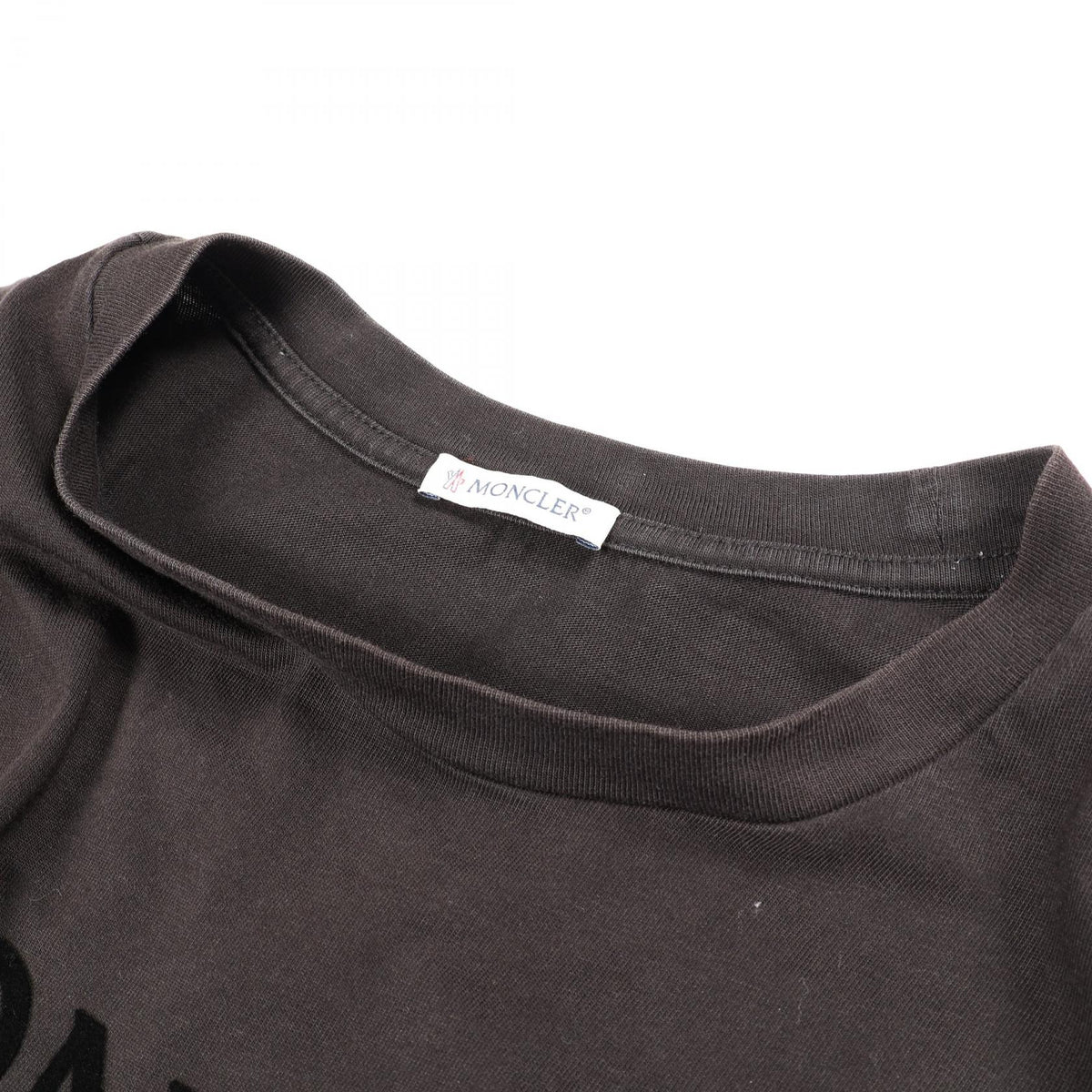 MONCLER Logo Crewneck Cotton Short Sleeve T-Shirt Size L