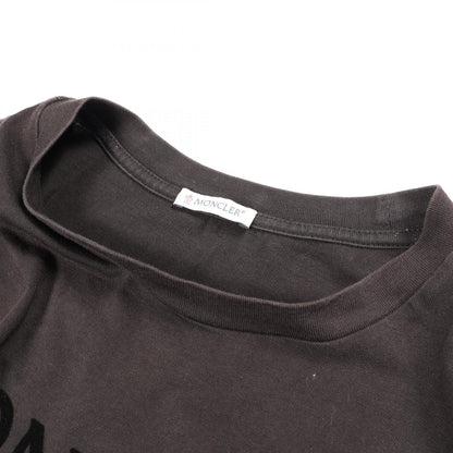 MONCLER Logo Crewneck Cotton Short Sleeve T-Shirt Size L