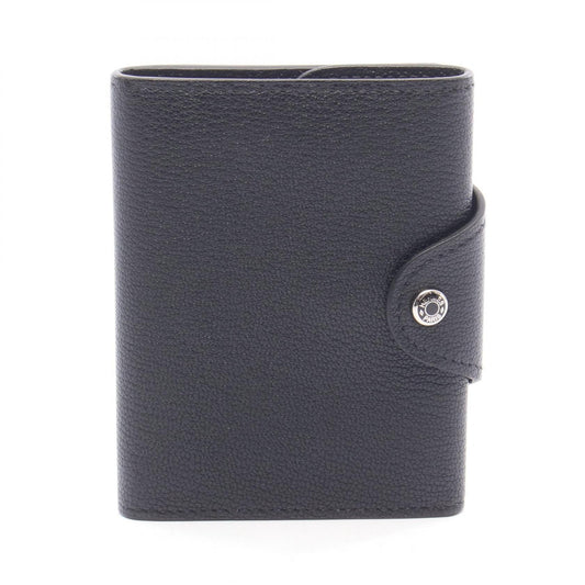 HERMES Iliade Compact Chevre Leather Tri-Fold Wallet