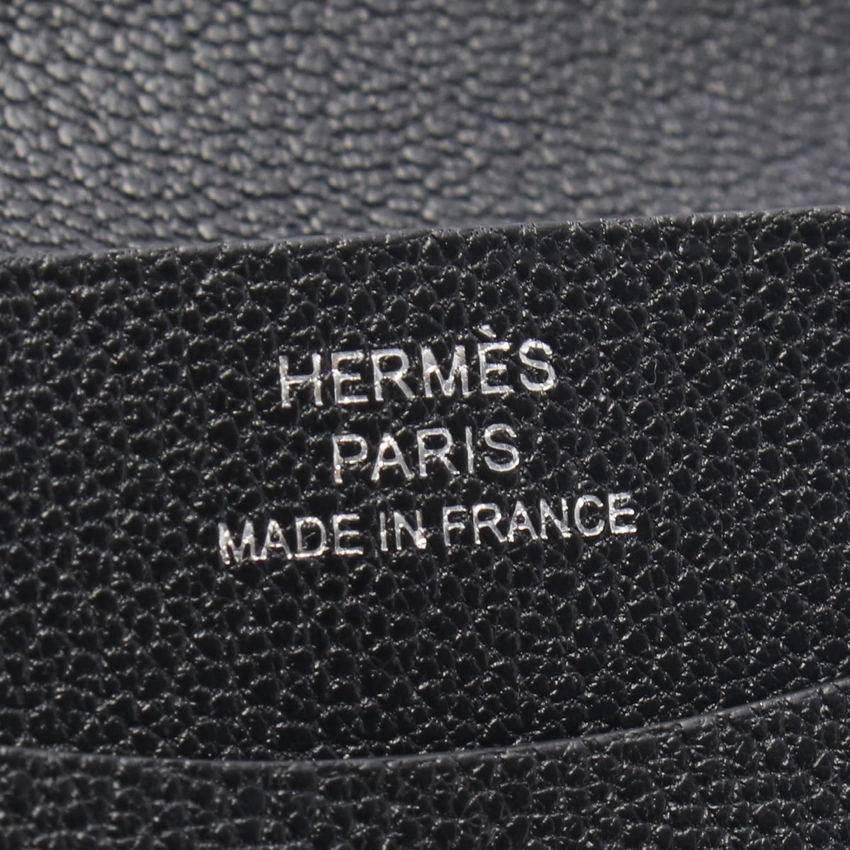 HERMES Iliade Compact Chevre Leather Tri-Fold Wallet