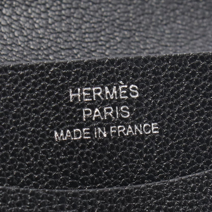 HERMES Iliade Compact Chevre Leather Tri-Fold Wallet
