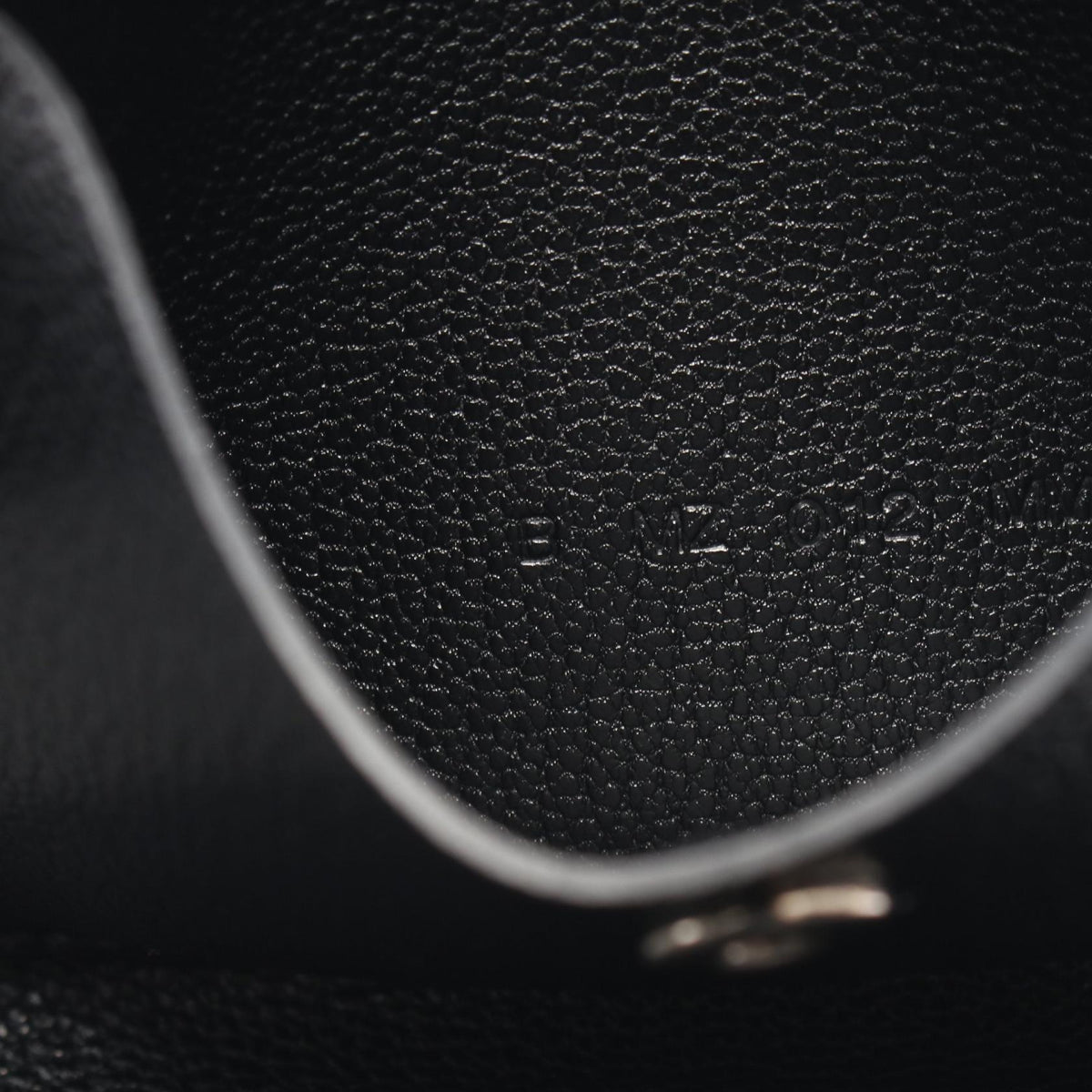 HERMES Iliade Compact Chevre Leather Tri-Fold Wallet