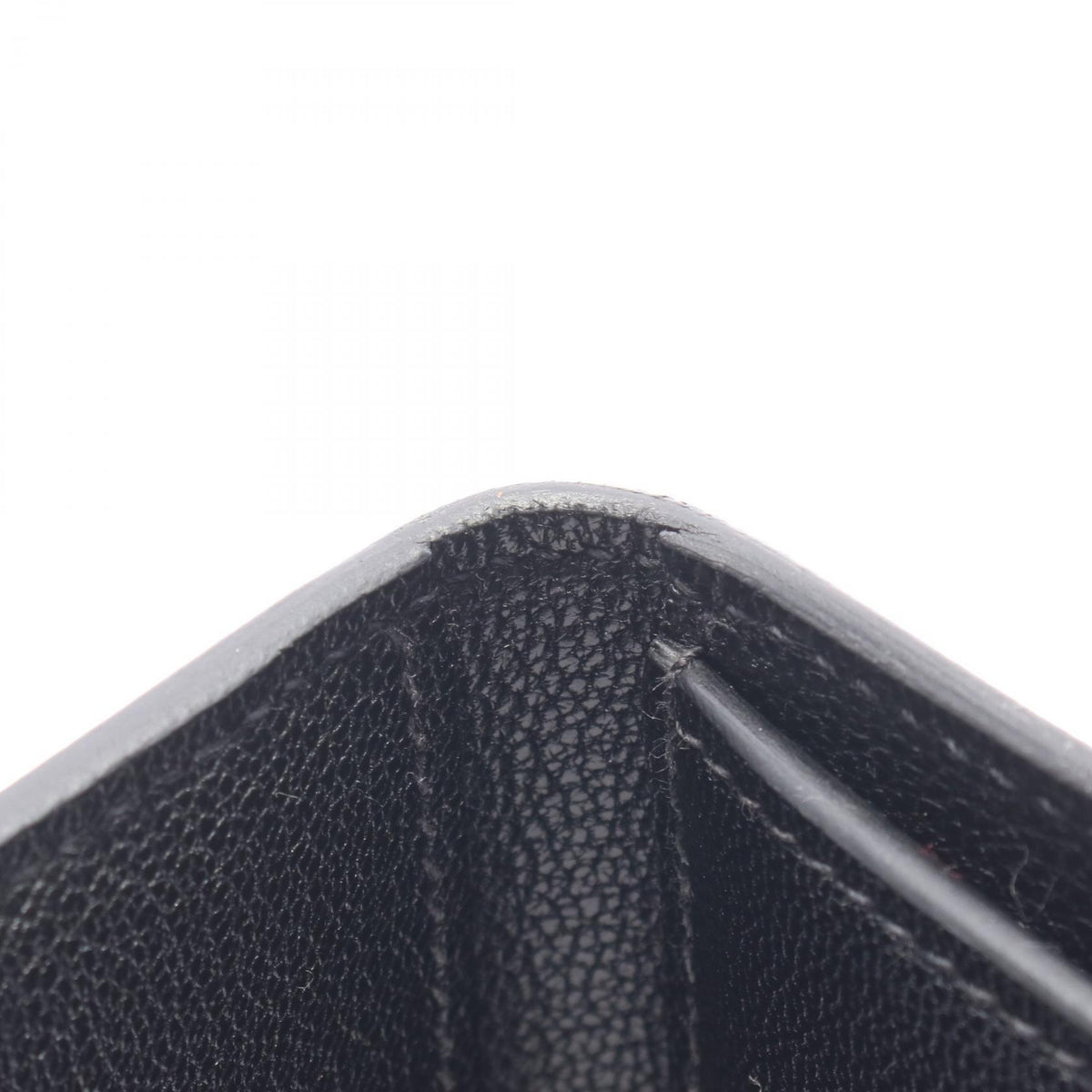 HERMES Iliade Compact Chevre Leather Tri-Fold Wallet