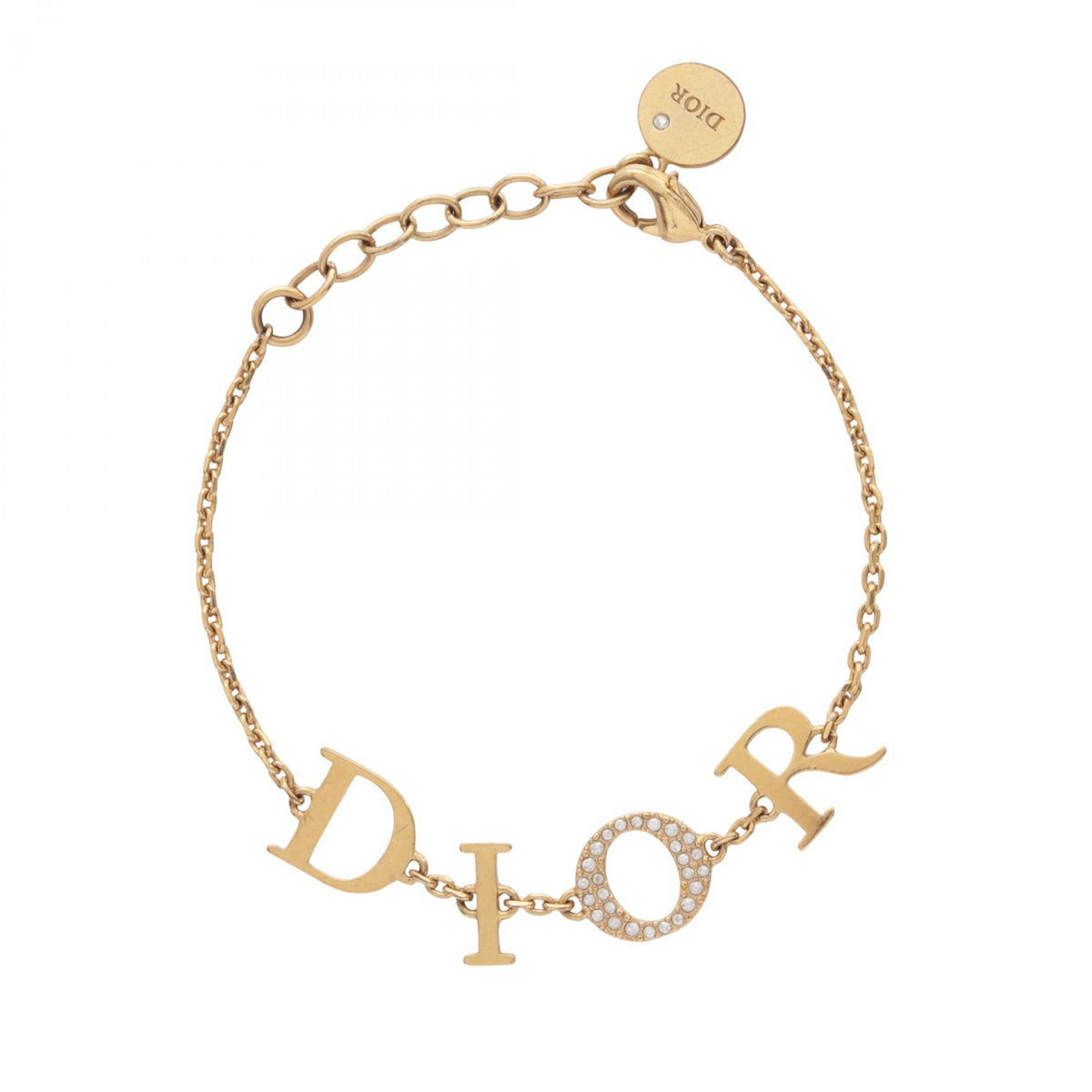 Dior Dio(r)evolution Gold Rhinestone Bracelet