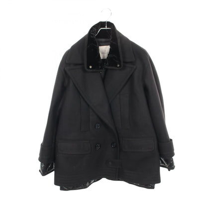MONCLER Emily Wool Nylon Down Jacket Size 2