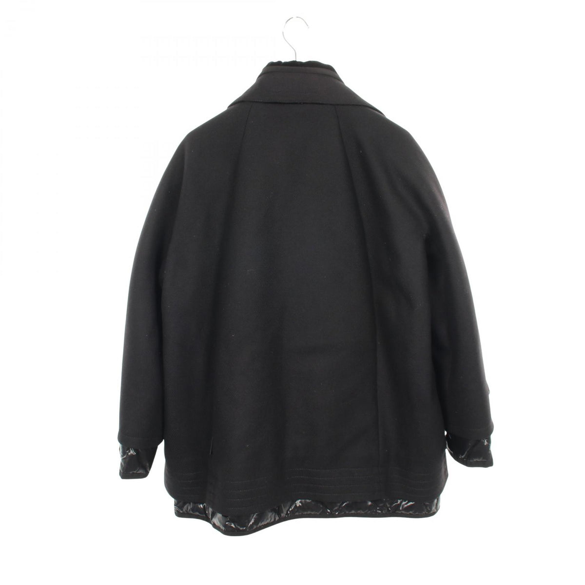 MONCLER Emily Wool Nylon Down Jacket Size 2