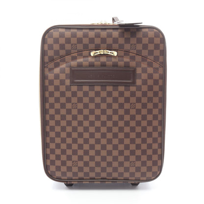 LOUIS VUITTON Pégase 45 Damier Canvas Rolling Bag Brown