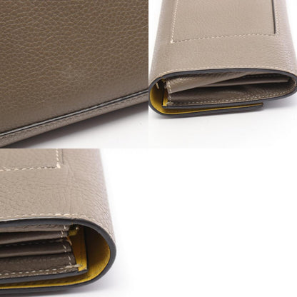 CELINE Large Flap Wallet Gray