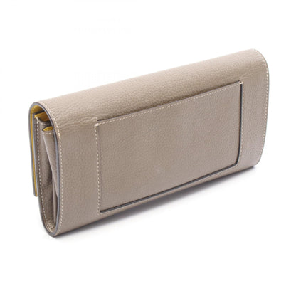 CELINE Large Flap Wallet Gray