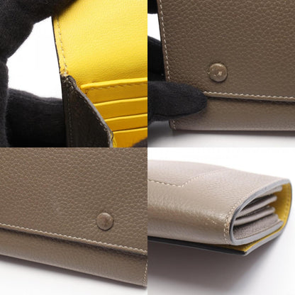 CELINE Large Flap Wallet Gray
