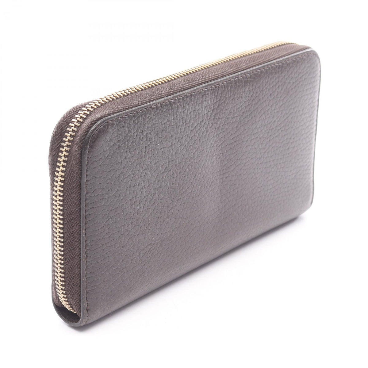 GUCCI Interlocking G Leather Zip Wallet