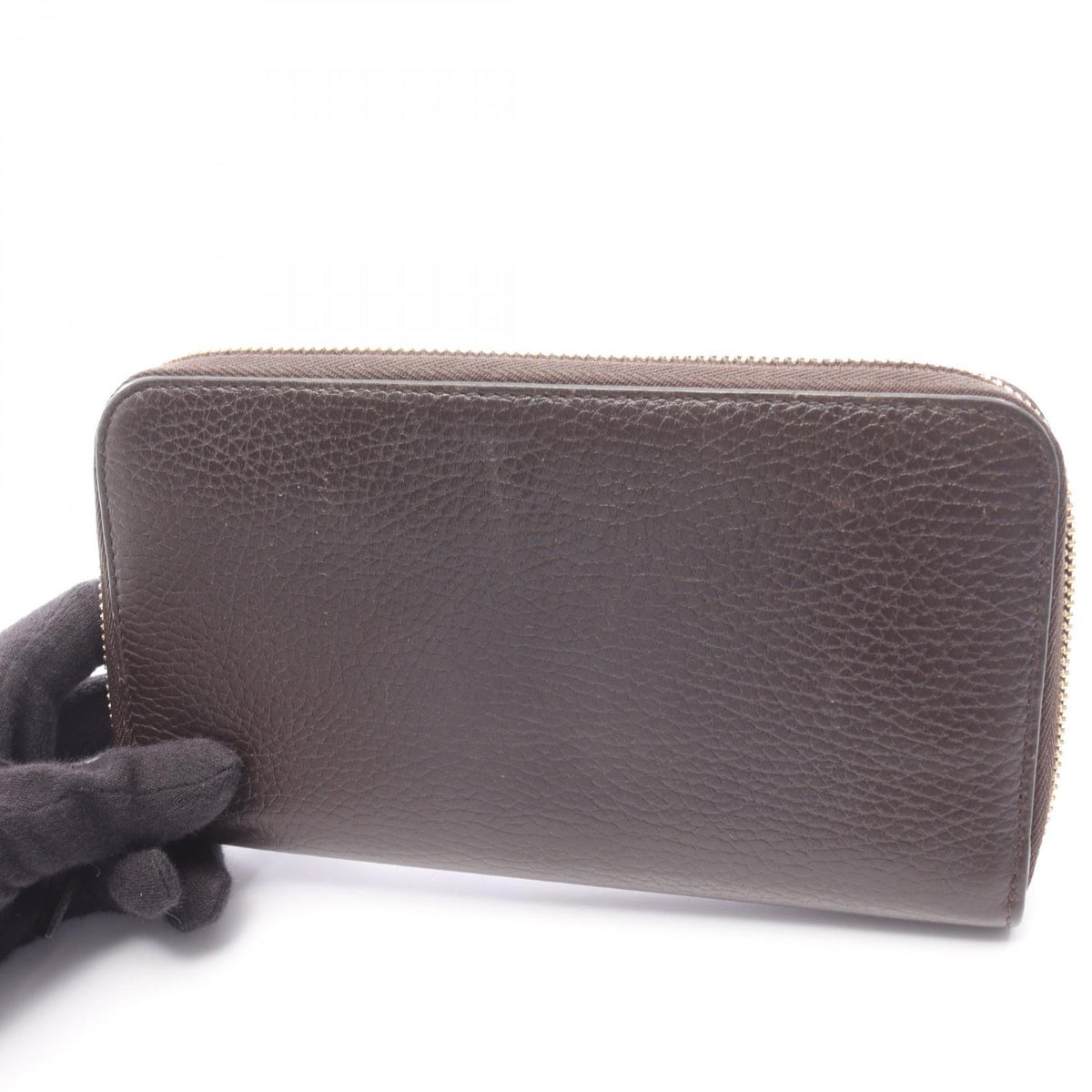 GUCCI Interlocking G Leather Zip Wallet