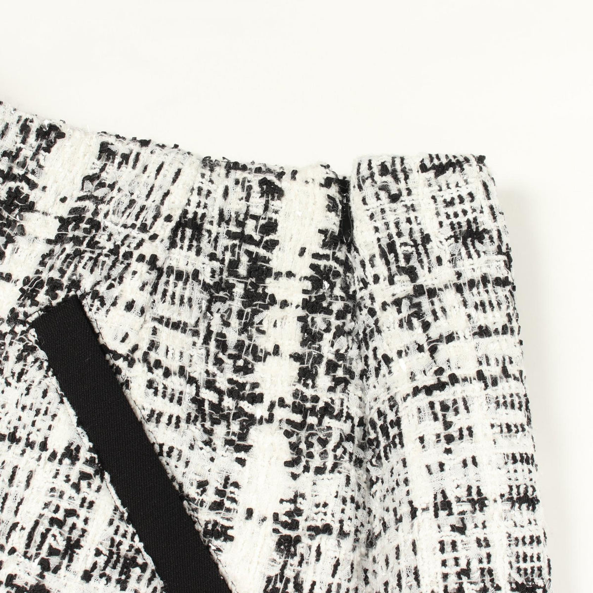 LOUIS VUITTON Tweed Cotton Nylon Skirt Size 38