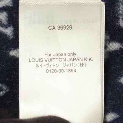 LOUIS VUITTON Double Face Drape Front Wool Coat Size 34