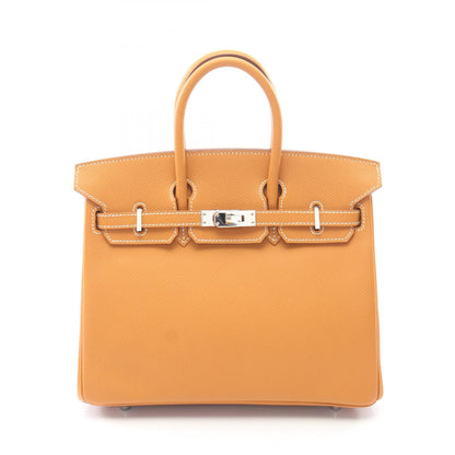 HERMES Birkin 25 Naturel Veau Leather Bag