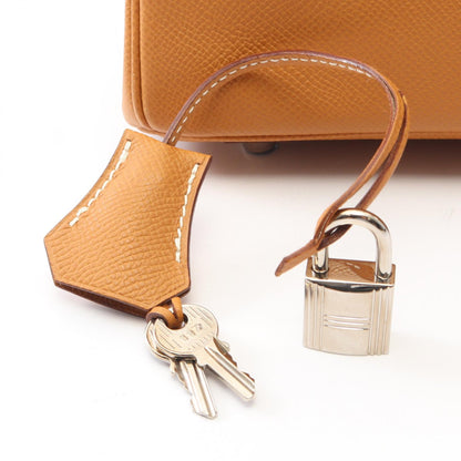 HERMES Birkin 25 Naturel Veau Leather Bag