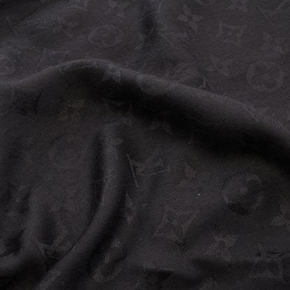 LOUIS VUITTON Monogram Silk Wool Scarf
