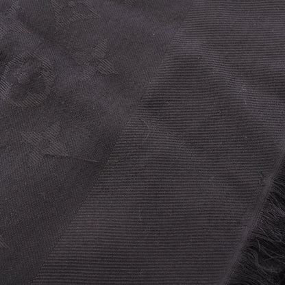 LOUIS VUITTON Monogram Silk Wool Scarf