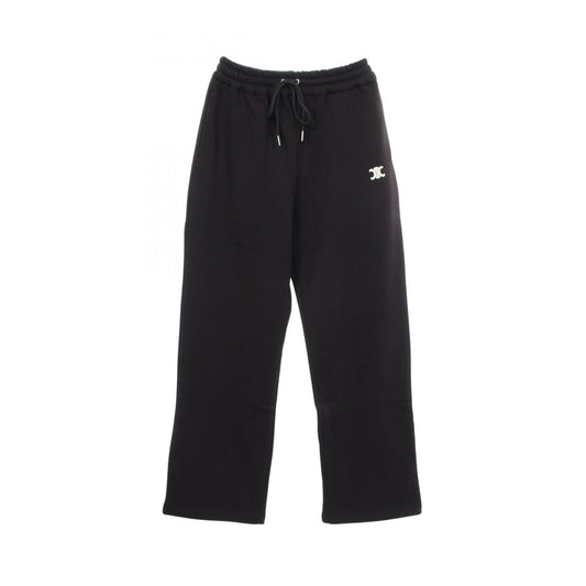 CELINE Triomphe Cotton Cashmere Joggers Black Size S