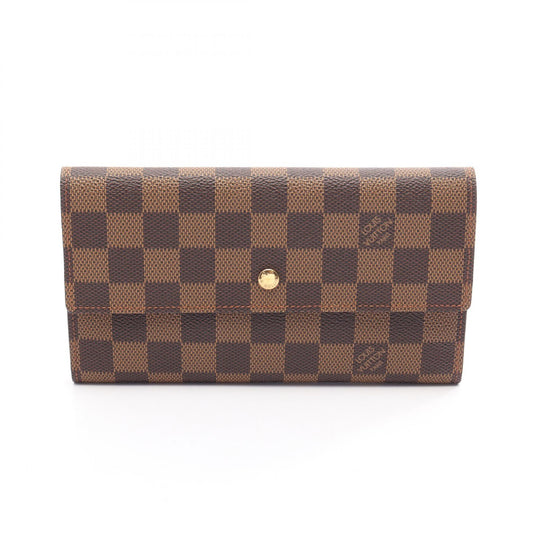 LOUIS VUITTON Damier Ebene Long Wallet