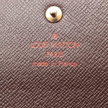 LOUIS VUITTON Damier Ebene Long Wallet