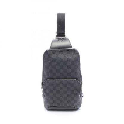 LOUIS VUITTON Damier Graphite Avenue Sling Bag Black