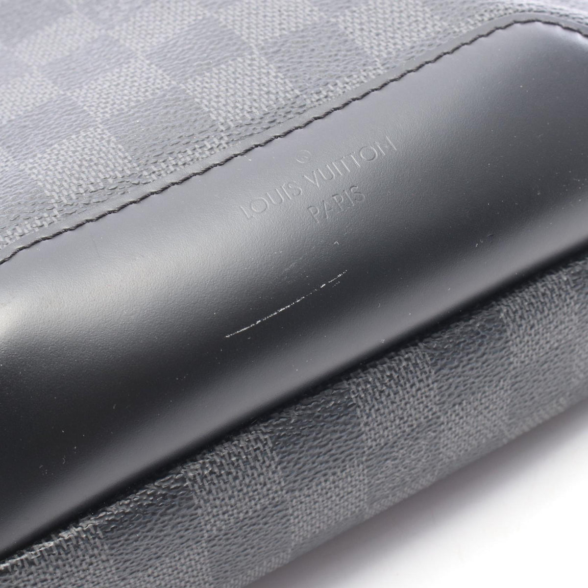 LOUIS VUITTON Damier Graphite Avenue Sling Bag Black