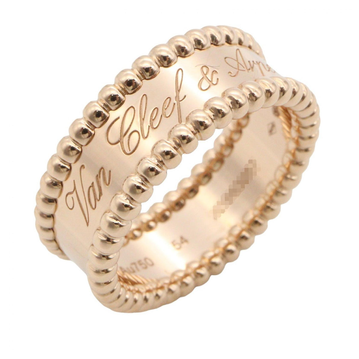 Van Cleef & Arpels Perlée Signature Ring K18PG Size JP 13