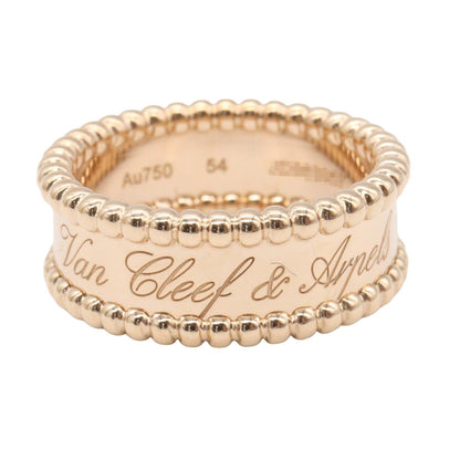Van Cleef & Arpels Perlée Signature Ring K18PG Size JP 13
