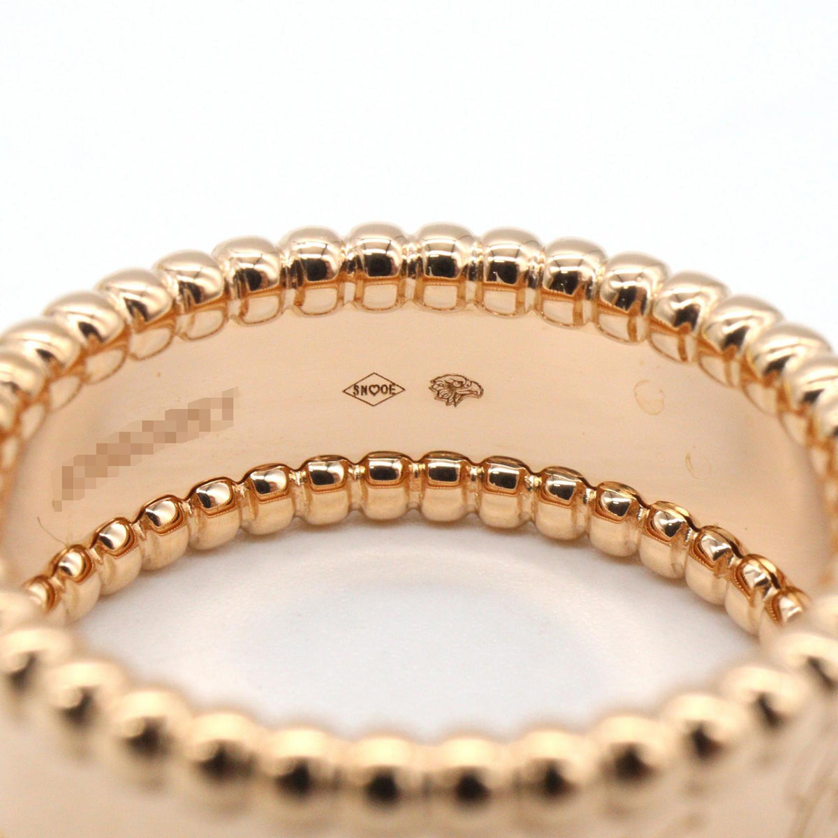 Van Cleef & Arpels Perlée Signature Ring K18PG Size JP 13
